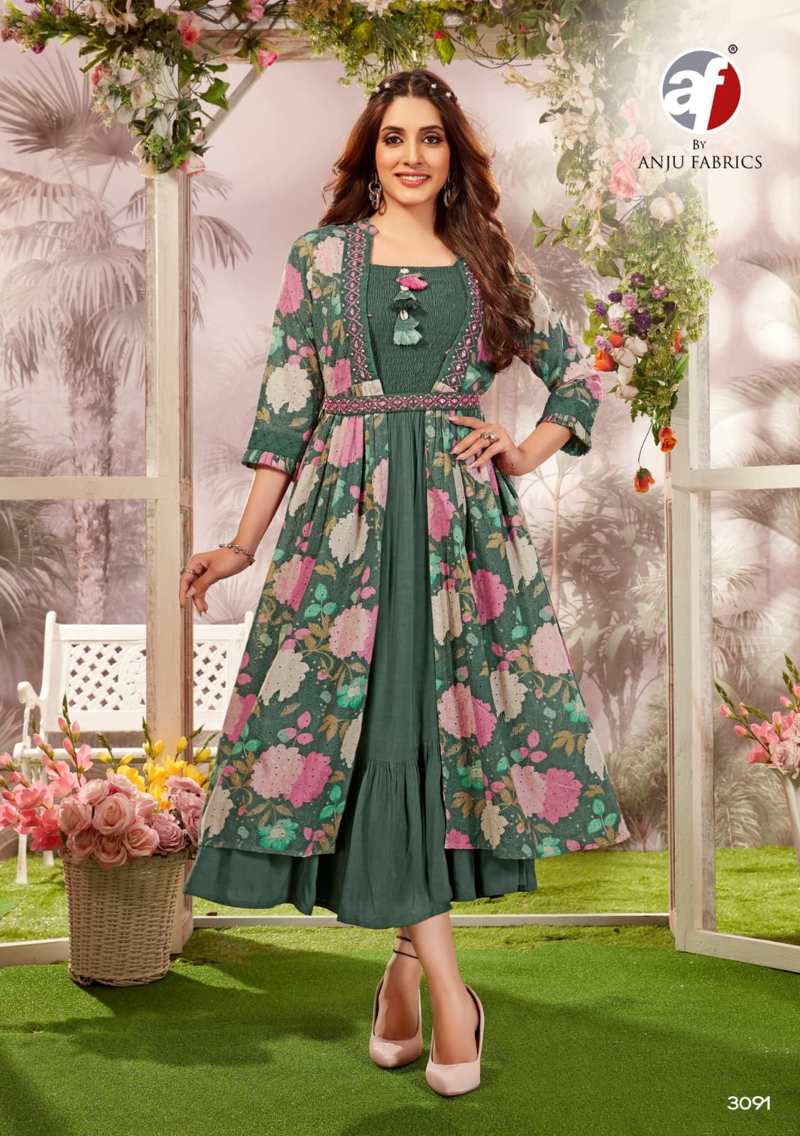 Shrill Grill Designer Jacket Party Wear Kurti Catalog